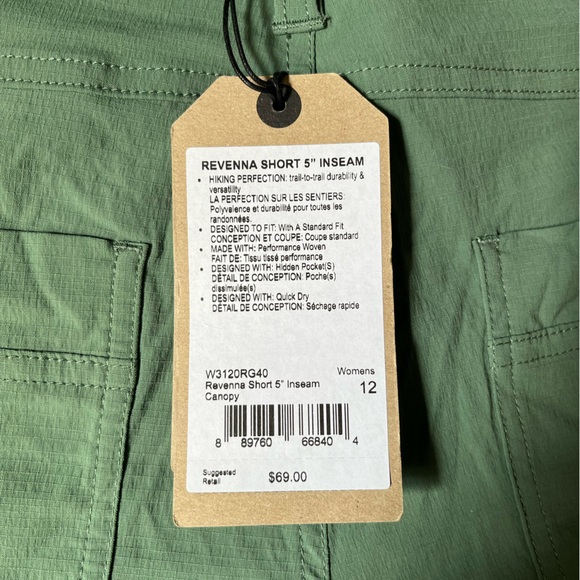 Prana Revenna Shorts - Size 12 - Picture 4 of 6